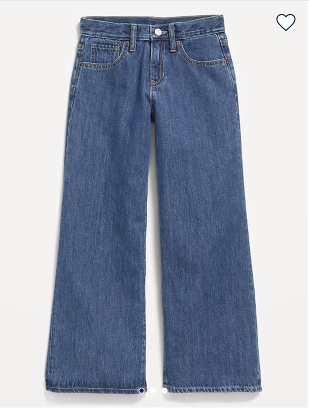 Old Navy High Waisted Super Baggy Wide Leg Jeans for Girls Size 10 NWT